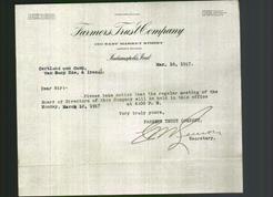 Letterhead - Farmers Trust Company