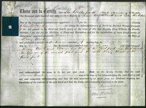 Deed by Married Women - Eleanor Wood-Original Ancestry