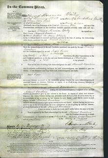 Court of Common Pleas - Harriet Caroline Christy-Original Ancestry