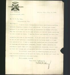 Letterhead - First Artillery