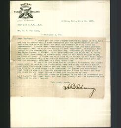 Letterhead - First Artillery