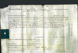 Deed by Married Women - Elizabeth Beesley-Original Ancestry