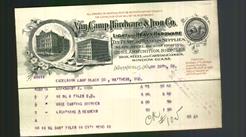 Letterhead - Van Camp Hardware & Iron Co.