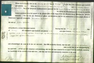 Deed by Married Women - Amelia Gelder-Original Ancestry