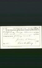 Wakefield, Massachusetts Payment Voucher - George Hanson