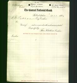 Bank Letterhead - Central National Bank