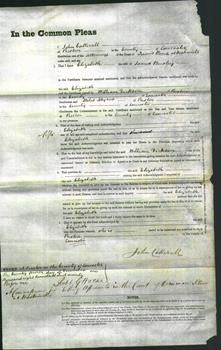 Court of Common Pleas - Elizabeth Beesley-Original Ancestry