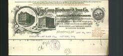 Letterhead - Van Camp Hardware & Iron Co.