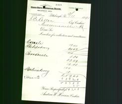 Bank Letterhead - Fort Pitt National Bank