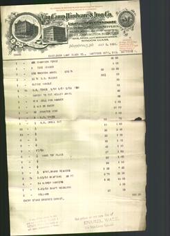 Letterhead - Van Camp Hardware & Iron Co.
