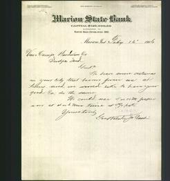 Letterhead - Marion State Bank