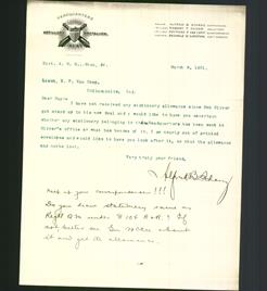 Letterhead - Artillery Battalion