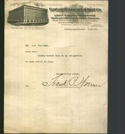 Letterhead - Van Camp Hardware & Iron Co.