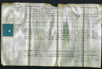 Deed by Married Women - Dame Mary Frances Blount-Original Ancestry