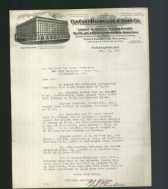 Letterhead - Van Camp Hardware & Iron Co.