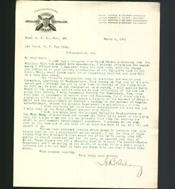 Letterhead - Artillery Battalion