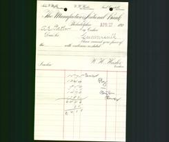 Bank Letterhead - Manufacturers National Bank