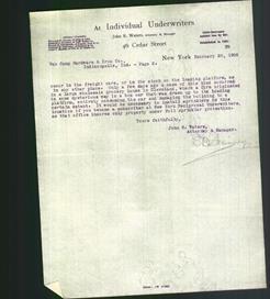 Letterhead - At Individual Underwriters