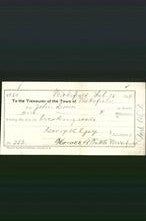 Wakefield, Massachusetts Payment Voucher - John Lovior