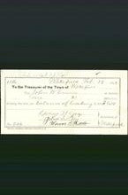 Wakefield, Massachusetts Payment Voucher - John W Evans