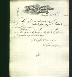 Letterhead - Deming & Thompson Lumber Co.