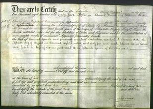Deed by Married Women - Sarah Grevile-Original Ancestry