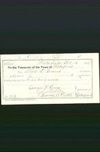 Wakefield, Massachusetts Payment Voucher - Albert L Evans