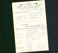 Bank Letterhead - First National Bank