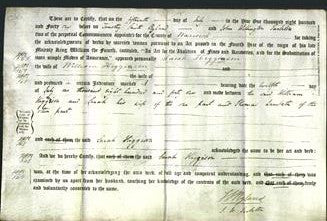 Deed by Married Women - Sarah Higgison-Original Ancestry