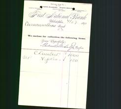Bank Letterhead - First National Bank