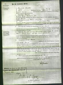 Court of Common Pleas - Harriet Jell-Original Ancestry