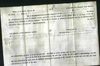 Deed by Married Women - Elizabeth Graver-Original Ancestry