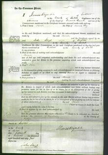 Court of Common Pleas - Sarah Key-Original Ancestry