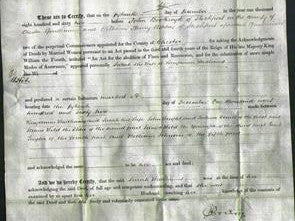 Deed by Married Women - Sarah Wadhams-Original Ancestry