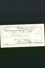 Wakefield, Massachusetts Payment Voucher - John W Kimball