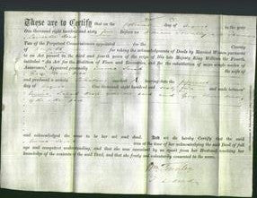 Deed by Married Women - Emma Sarah Wood-Original Ancestry