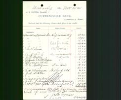 Bank Letterhead - Curwensville Bank