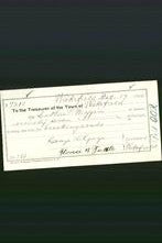 Wakefield, Massachusetts Payment Voucher - Luther T Wiggin