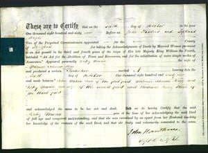 Deed by Married Women - Betsy Maria Hogg-Original Ancestry