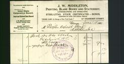 Letterhead - J.W. Middleton