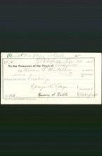 Wakefield, Massachusetts Payment Voucher - Hiram W Hutchins