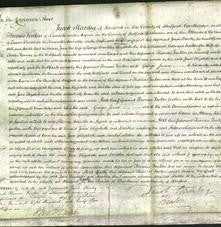 Court of Common Pleas - Jane Brockley, Elizabeth Bates and Martha Fariner-Original Ancestry