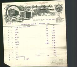 Letterhead - Van Camp Hardware & Iron Co.