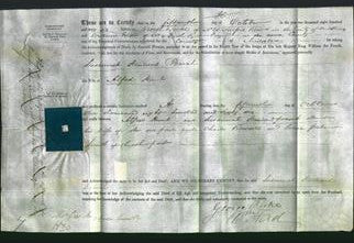 Deed by Married Women - Susannah Standard Pocock Hunt-Original Ancestry