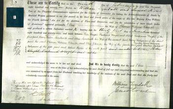 Deed by Married Women - Ellen Christie-Original Ancestry