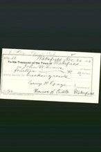 Wakefield, Massachusetts Payment Voucher - John W Evans