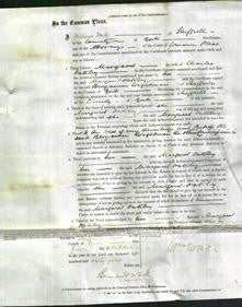 Court of Common Pleas - Margaret Oakley-Original Ancestry