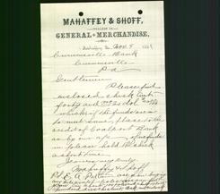 Business Letterhead - Mahaffey & Shoff