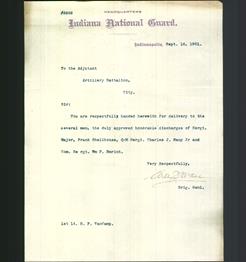 Letterhead - Indiana National Guard