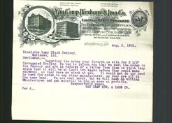 Letterhead - Van Camp Hardware & Iron Co.